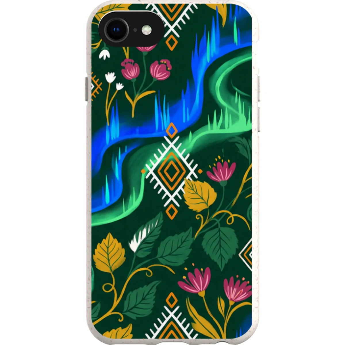 Aurora Birch Bloom by Aino Kallio — iPhone SE3 iPhone Bio-degradable Case — Finnaij