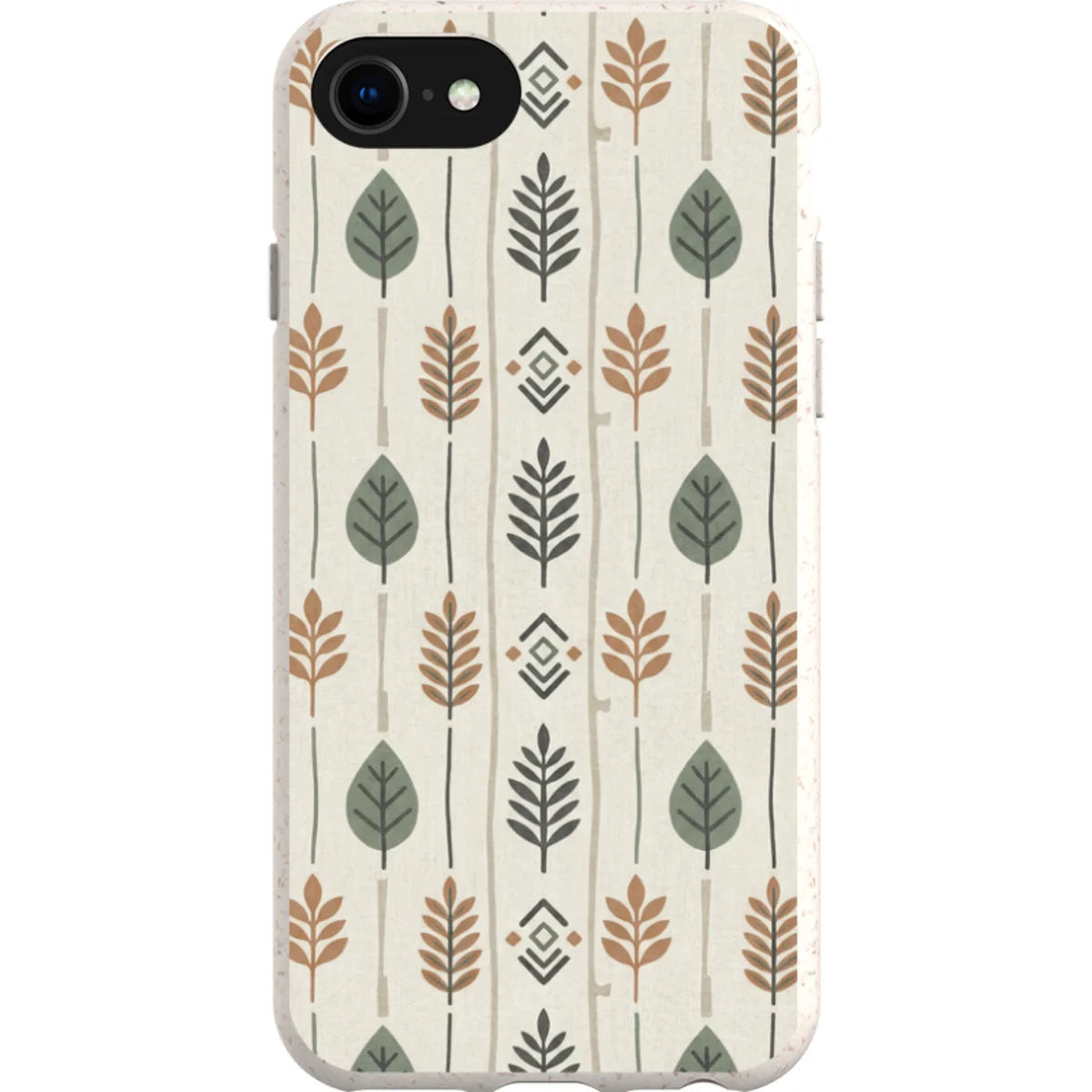Birch and Linen Pattern by Elsi Vaarala — iPhone SE3 iPhone Bio-degradable Case — Finnaij