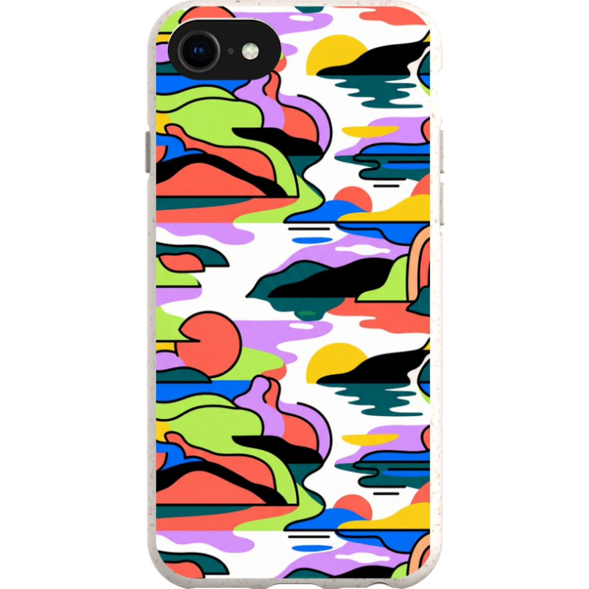 Archipelago Color Motion by Salla Niemi — iPhone SE3 iPhone Bio-degradable Case — Finnaij
