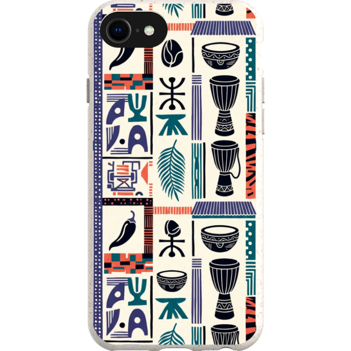 Market Day Icons by Ada Okoye — iPhone SE3 iPhone Bio-degradable Case — Finnaij