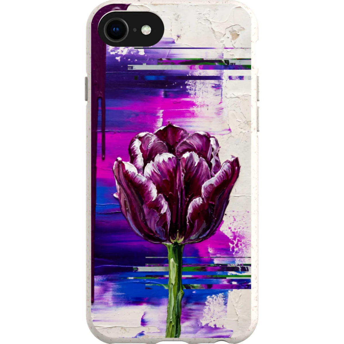 Single Dramatic Tulip by Frida Lövström — iPhone SE3 iPhone Bio-degradable Case — Finnaij