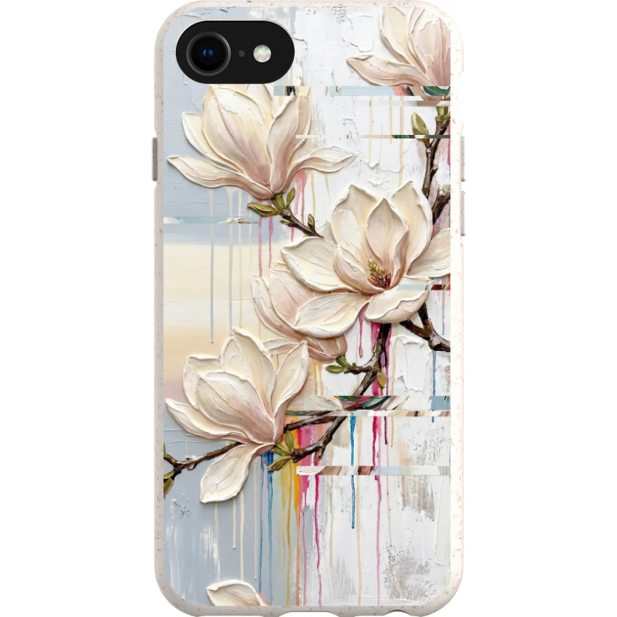 Magnolia Branches by Frida Lövström — iPhone SE3 iPhone Bio-degradable Case — Finnaij