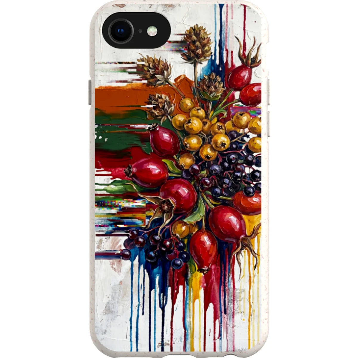 Autumn Berries and Botanicals by Frida Lövström — iPhone SE3 iPhone Bio-degradable Case — Finnaij