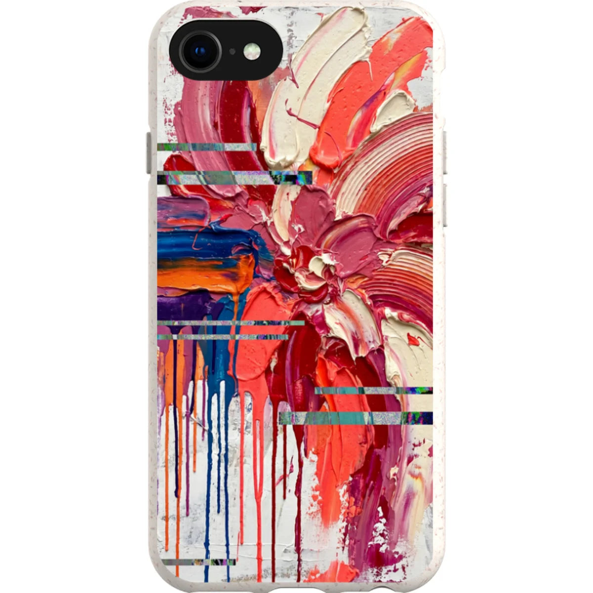 Abstract Florals by Frida Lövström — iPhone SE3 iPhone Bio-degradable Case — Finnaij