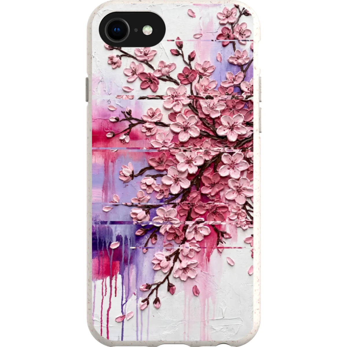 Cherry Blossoms by Frida Lövström — iPhone SE3 iPhone Bio-degradable Case — Finnaij