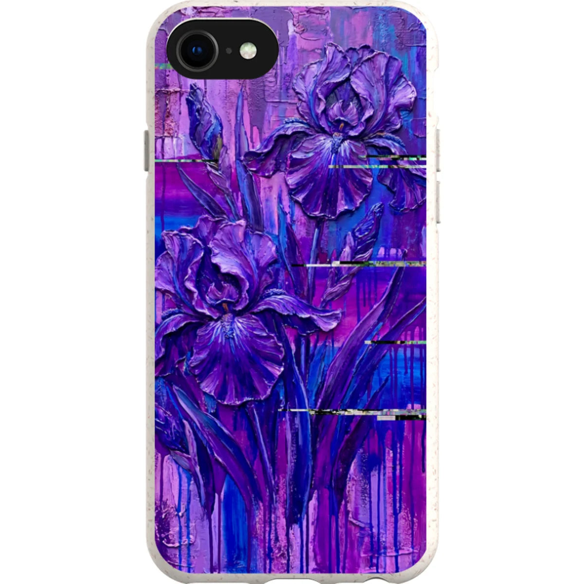 Iris Flowers by Frida Lövström — iPhone SE3 iPhone Bio-degradable Case — Finnaij
