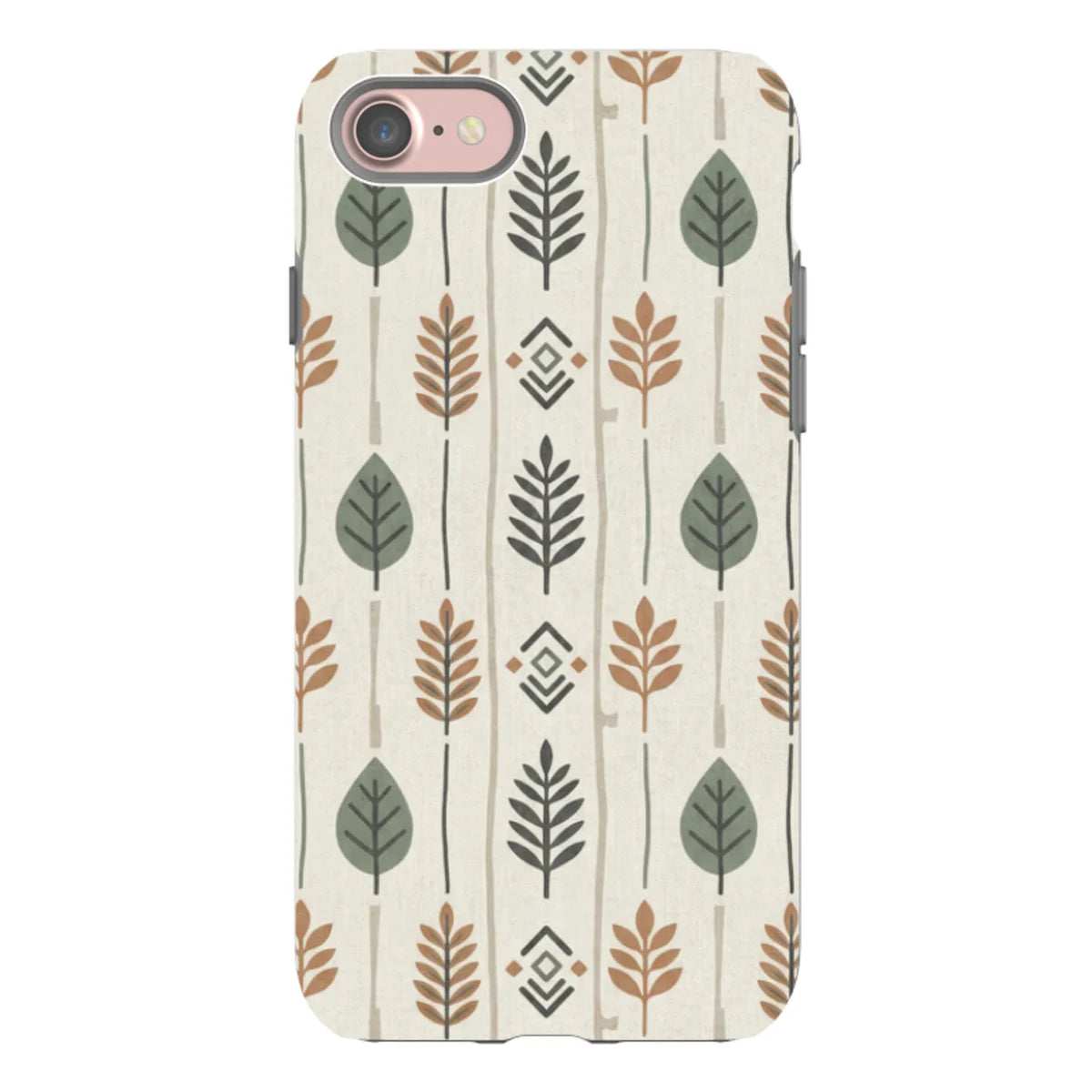 Birch and Linen Pattern by Elsi Vaarala — iPhone SE3 (2022) Tough Case — Finnaij