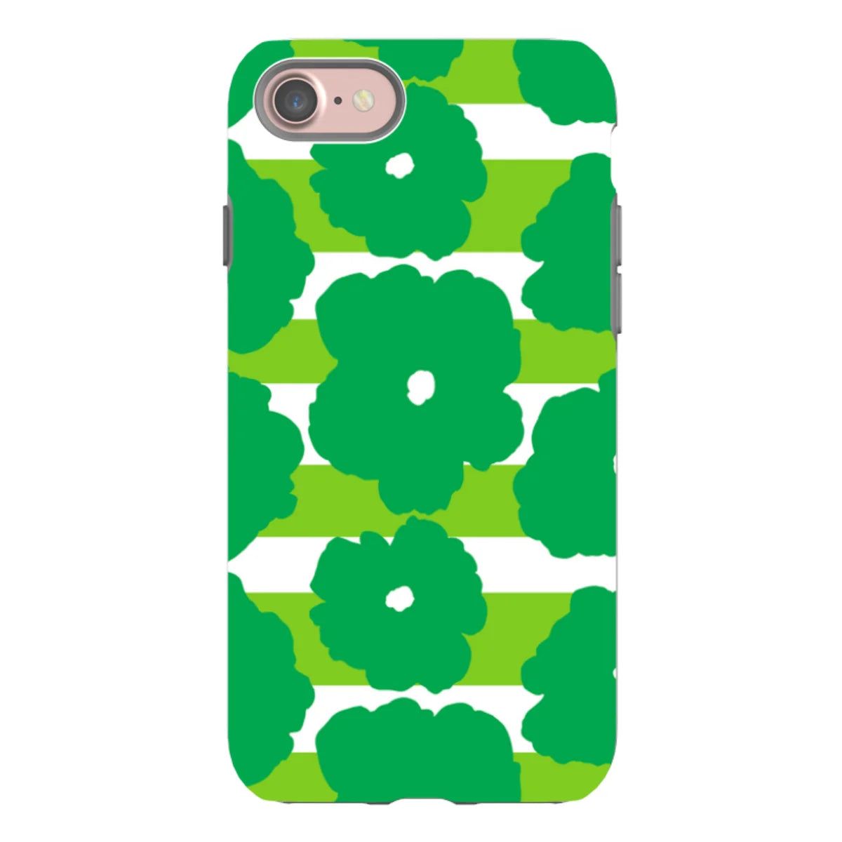 Bold Floral Green — iPhone SE3 (2022) Tough Case — Finnaij