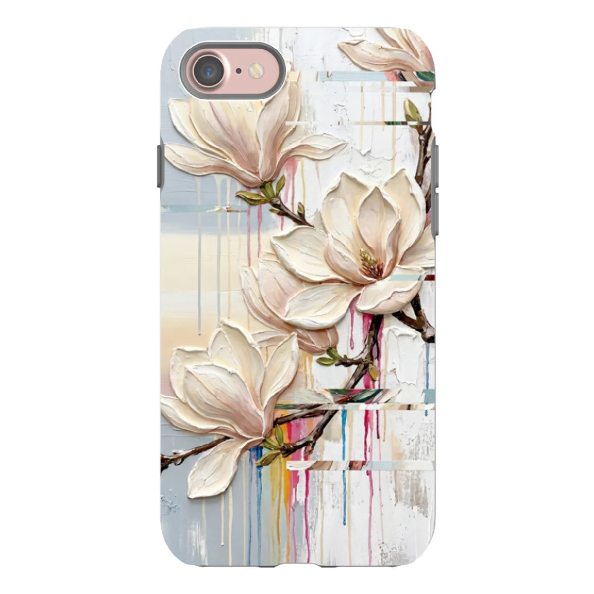 Magnolia Branches by Frida Lövström — iPhone SE3 Tough Case In Matte Tough Case — Finnaij