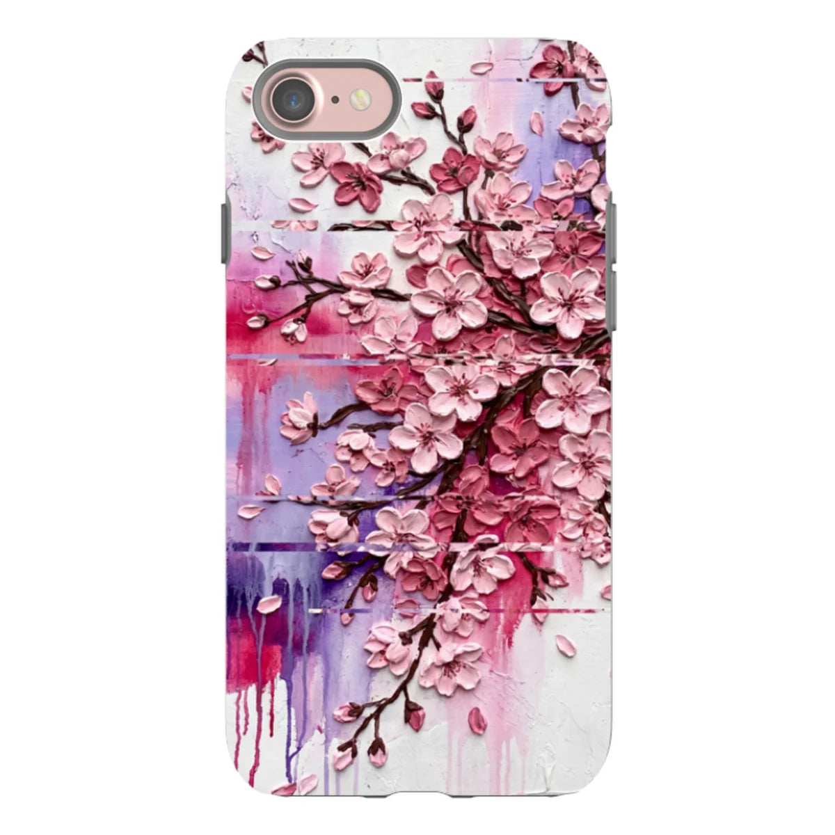 Cherry Blossoms by Frida Lövström — iPhone SE3 Tough Case In Matte Tough Case — Finnaij