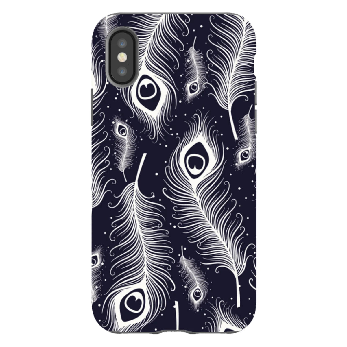 Feathers in Bloom — iPhone X Tough Case — Finnaij