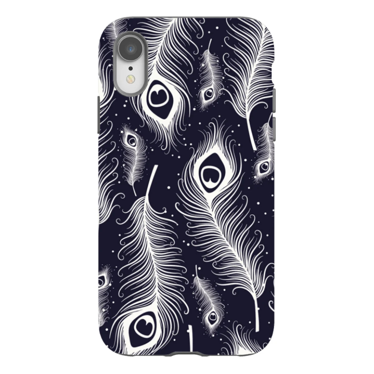 Feathers in Bloom — iPhone XR Tough Case — Finnaij