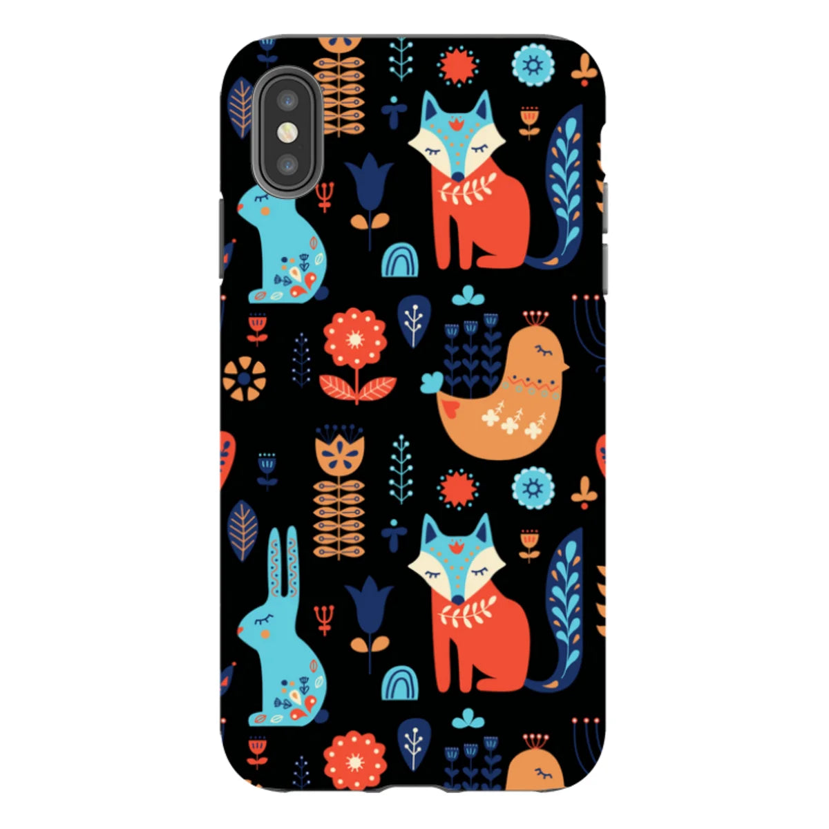 Nordic Ornament Black — iPhone XS Max Tough Case — Finnaij