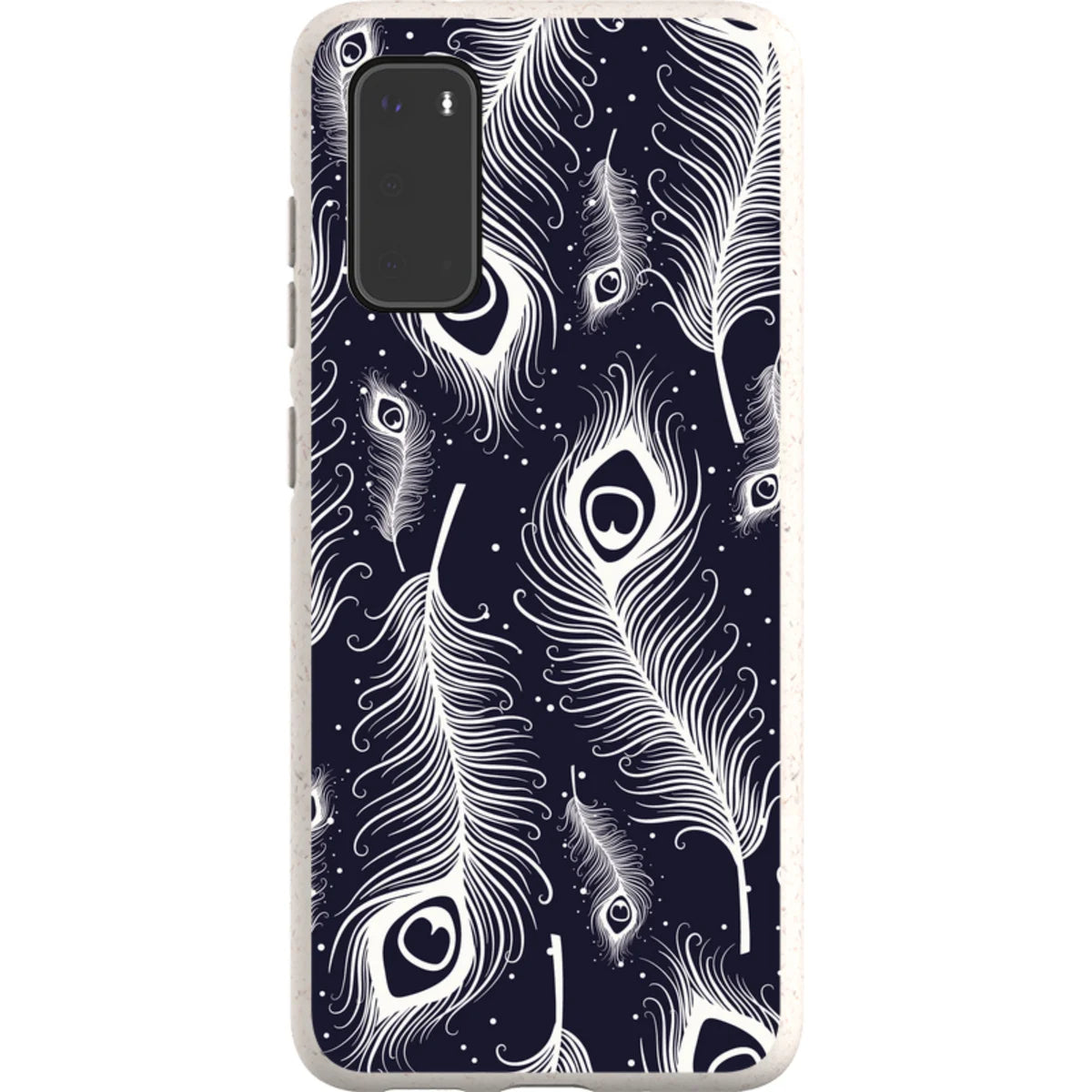 Feathers in Bloom — S25 Ultra Samsung Galaxy Bio-degradable Case — Finnaij