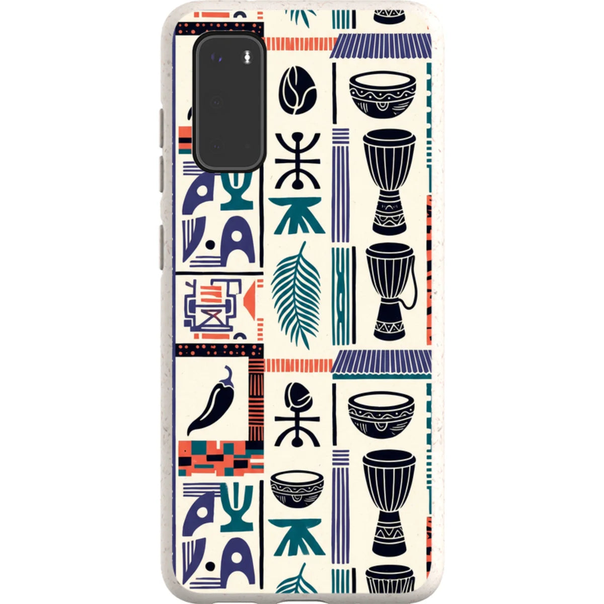 Market Day Icons by Ada Okoye — S20 Samsung Galaxy Bio-degradable Case — Finnaij