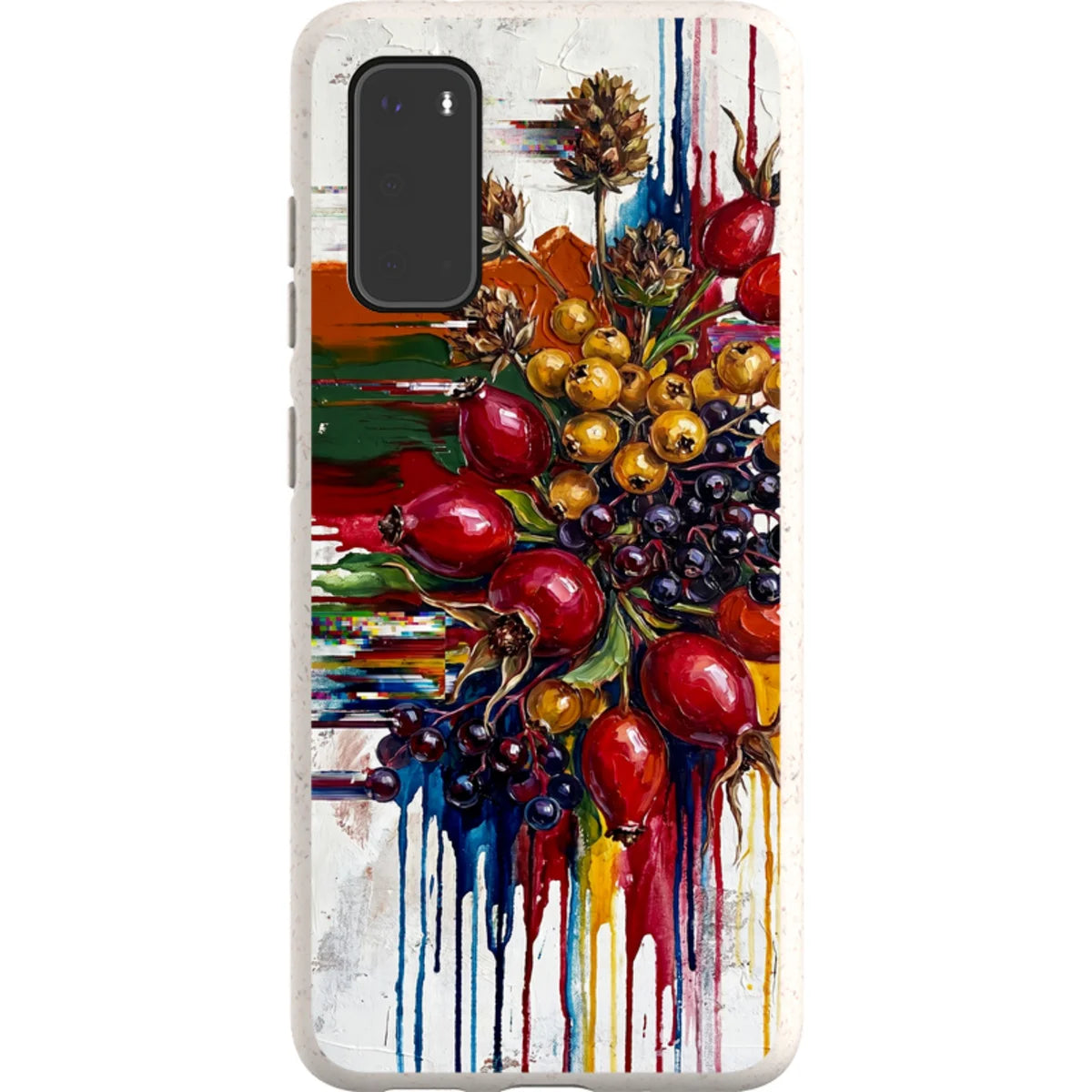 Autumn Berries and Botanicals by Frida Lövström — S20 Samsung Galaxy Bio-degradable Case — Finnaij