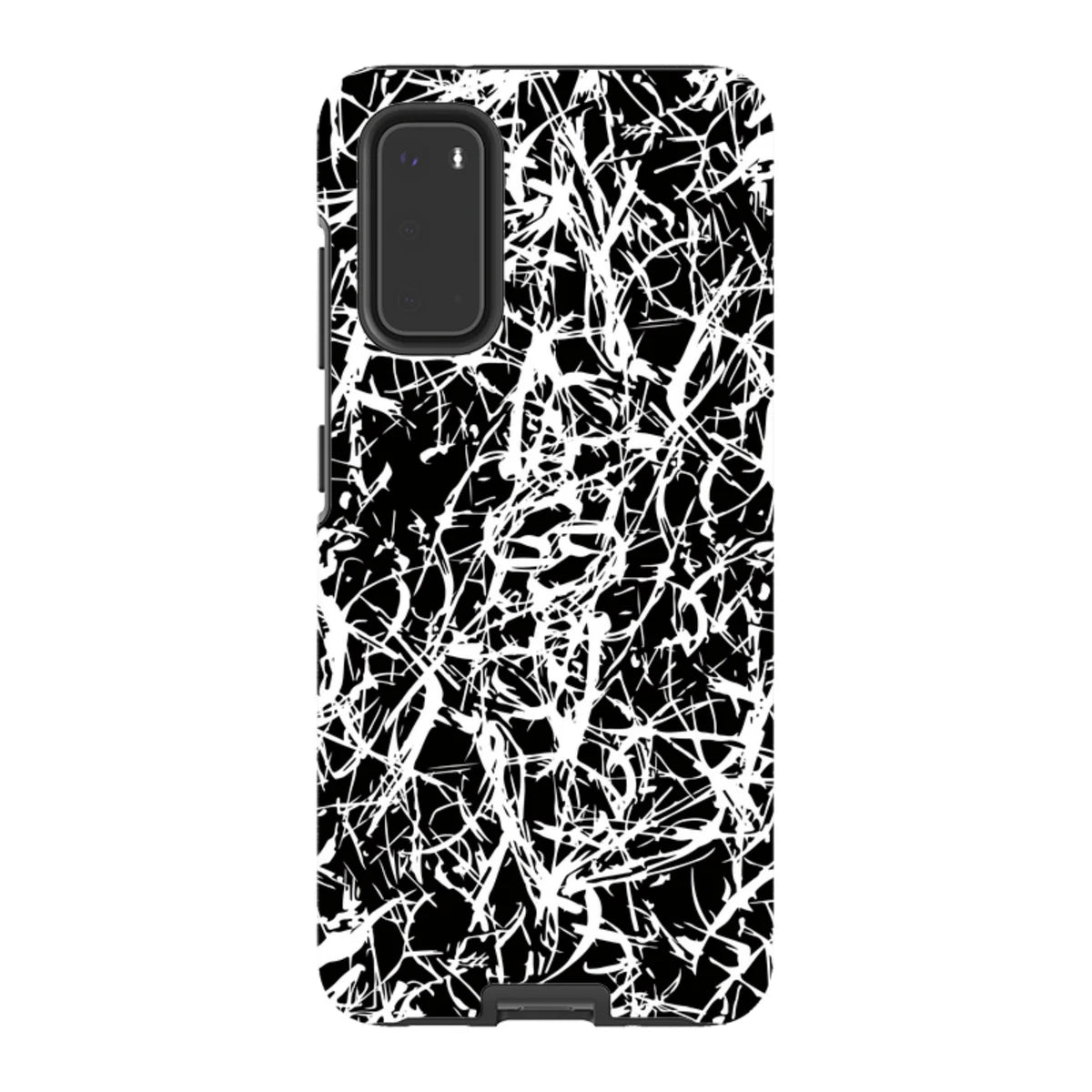 Black-White Grunge — S20 Tough Case — Finnaij