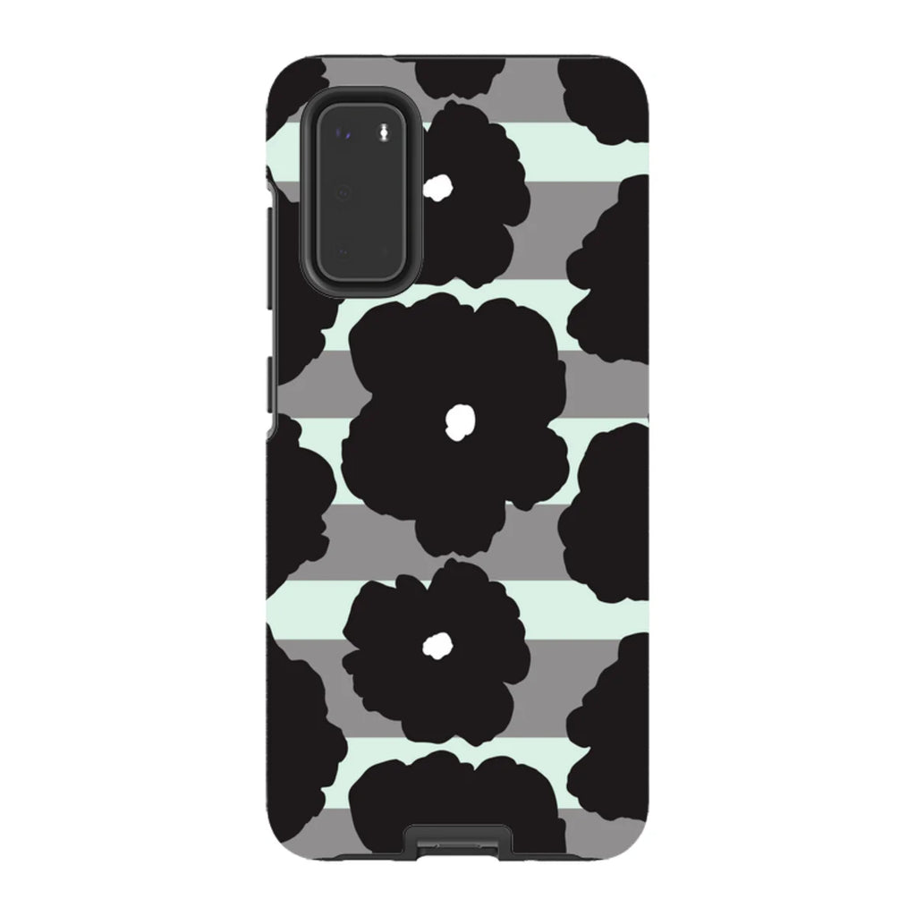 Bold Floral Black — S20 Tough Case — Finnaij