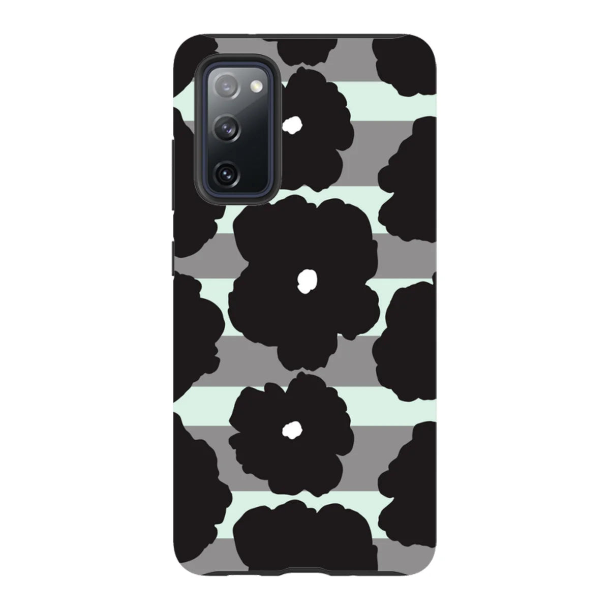 Bold Floral Black — S20 Fan Edition Tough Case — Finnaij