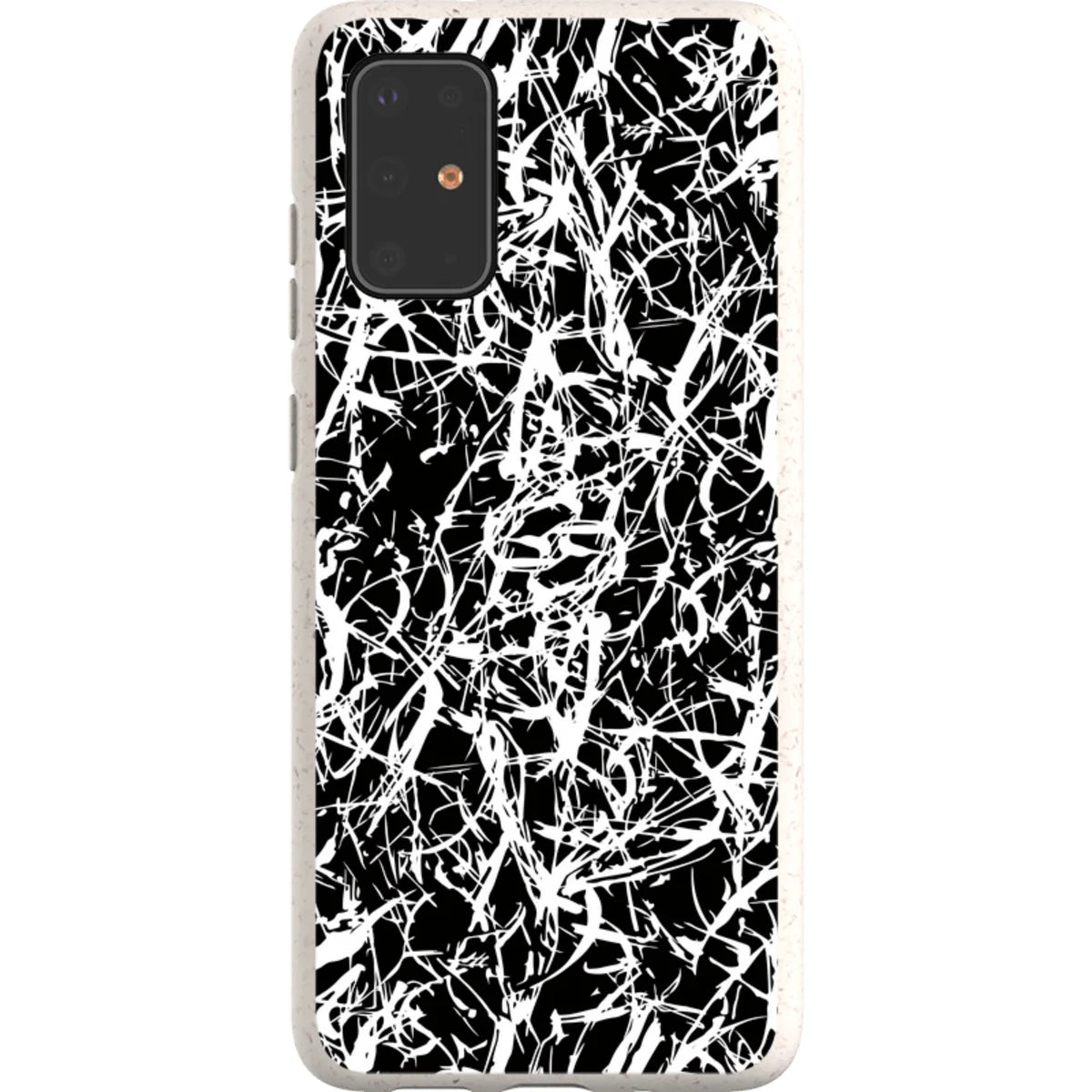 Black-White Grunge — S20 Plus Samsung Galaxy Bio-degradable Case — Finnaij