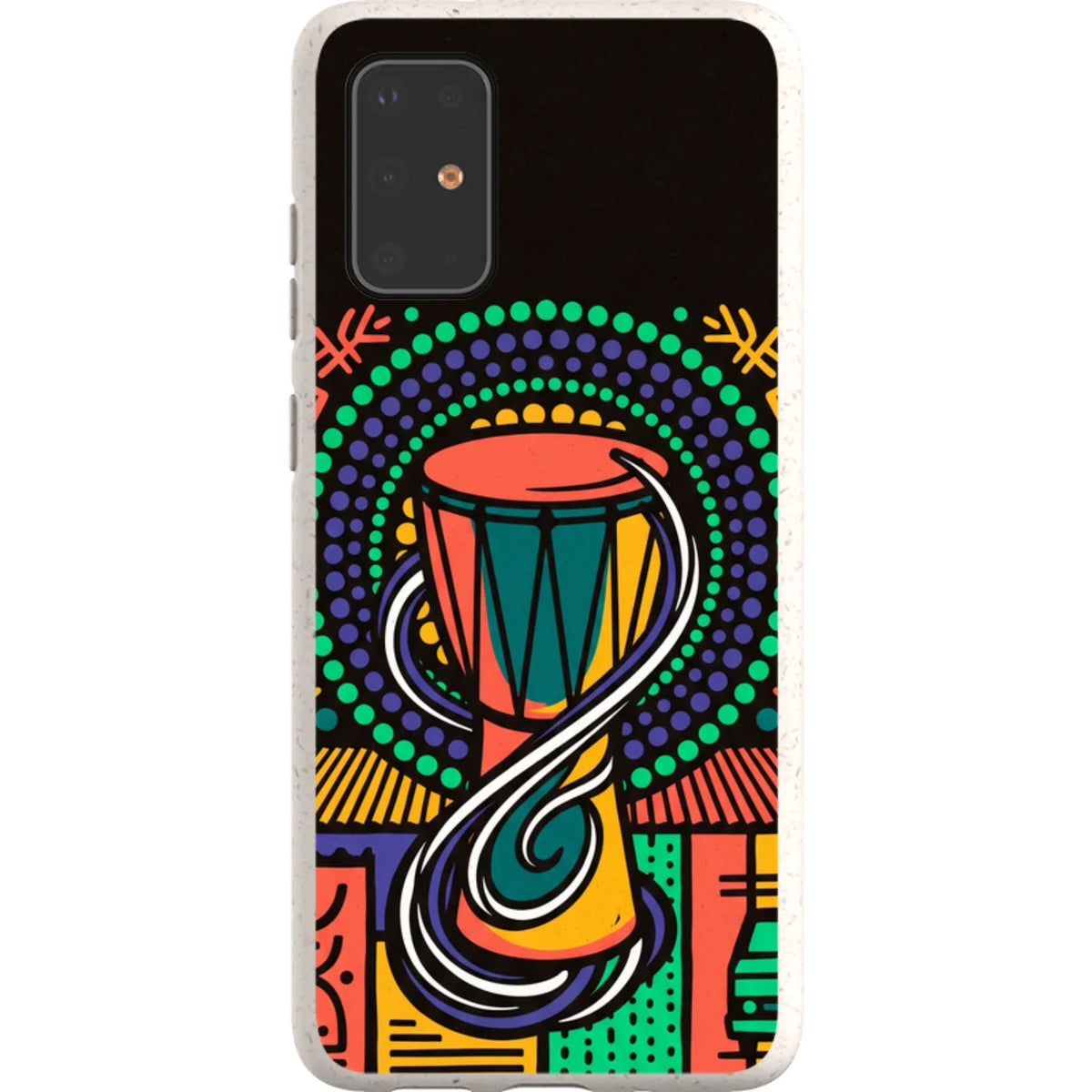 Talking Drum Halo by Ada Okoye — S20 Plus Samsung Galaxy Bio-degradable Case — Finnaij