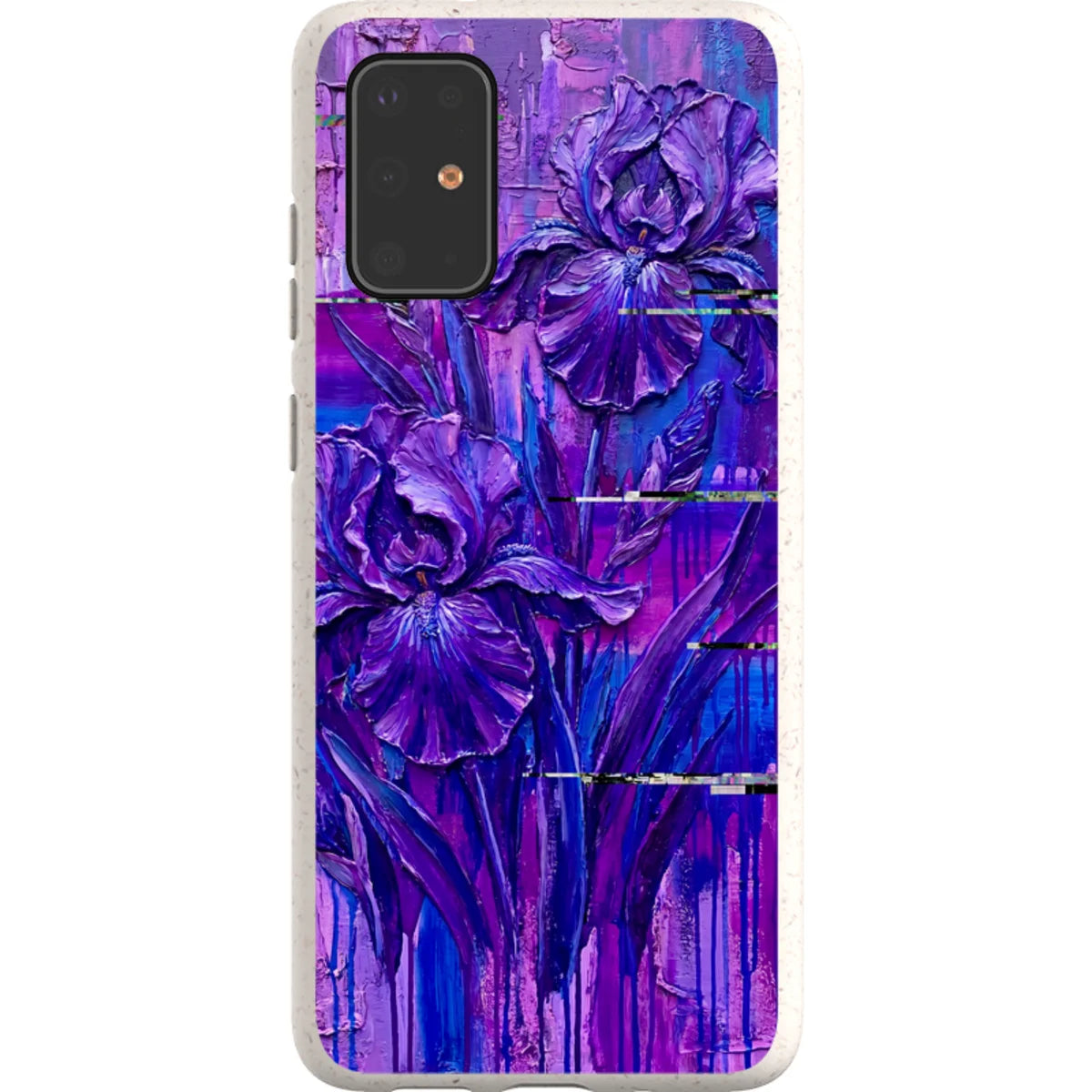 Iris Flowers by Frida Lövström — S20 Plus Samsung Galaxy Bio-degradable Case — Finnaij