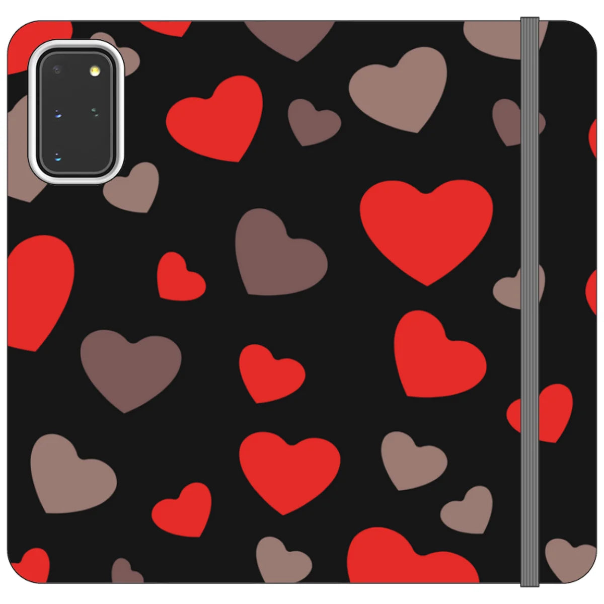 Red Hearts — S20 Plus Wallet Case — Finnaij
