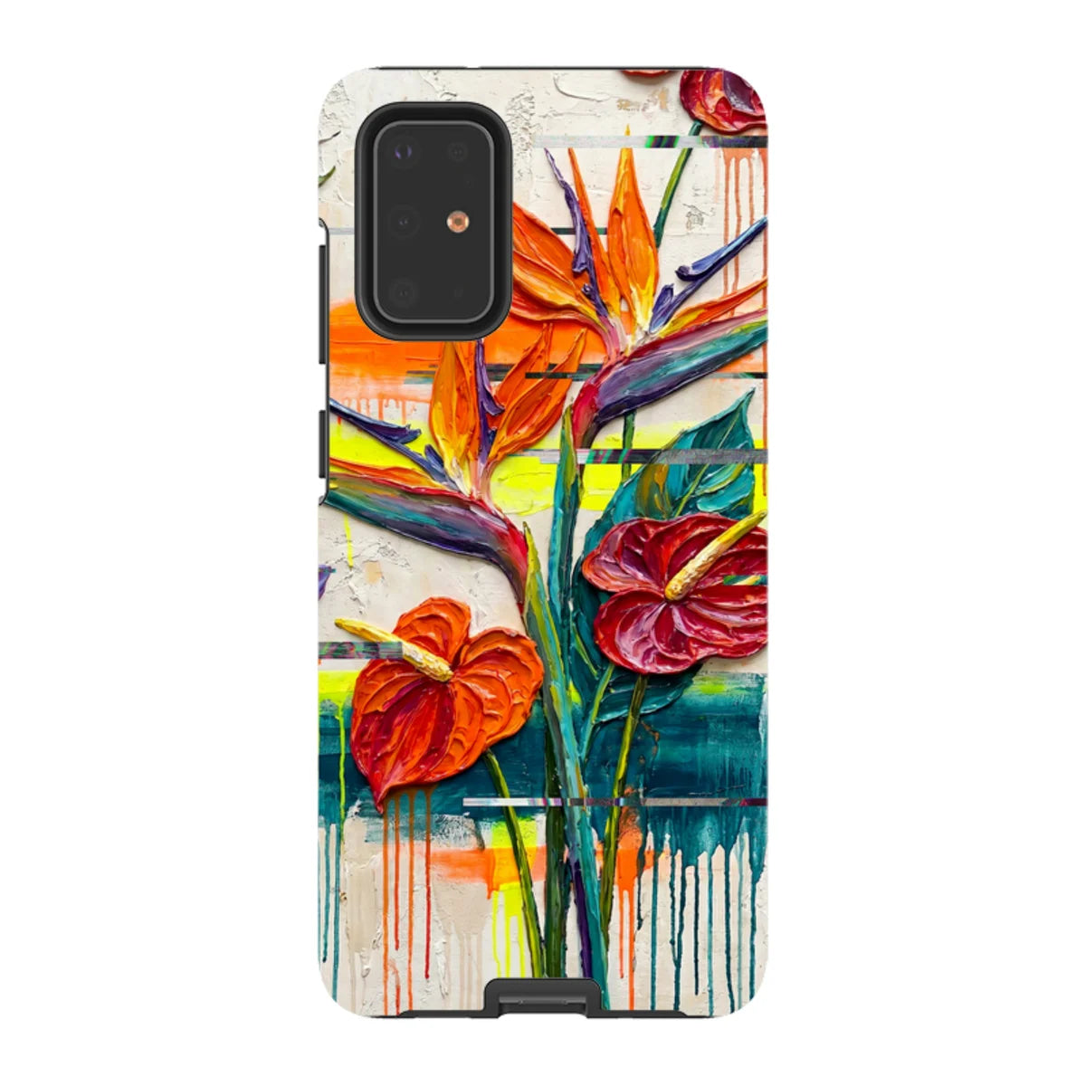 Tropical Flowers by Frida Lövström — S20 Plus Tough Case — Finnaij