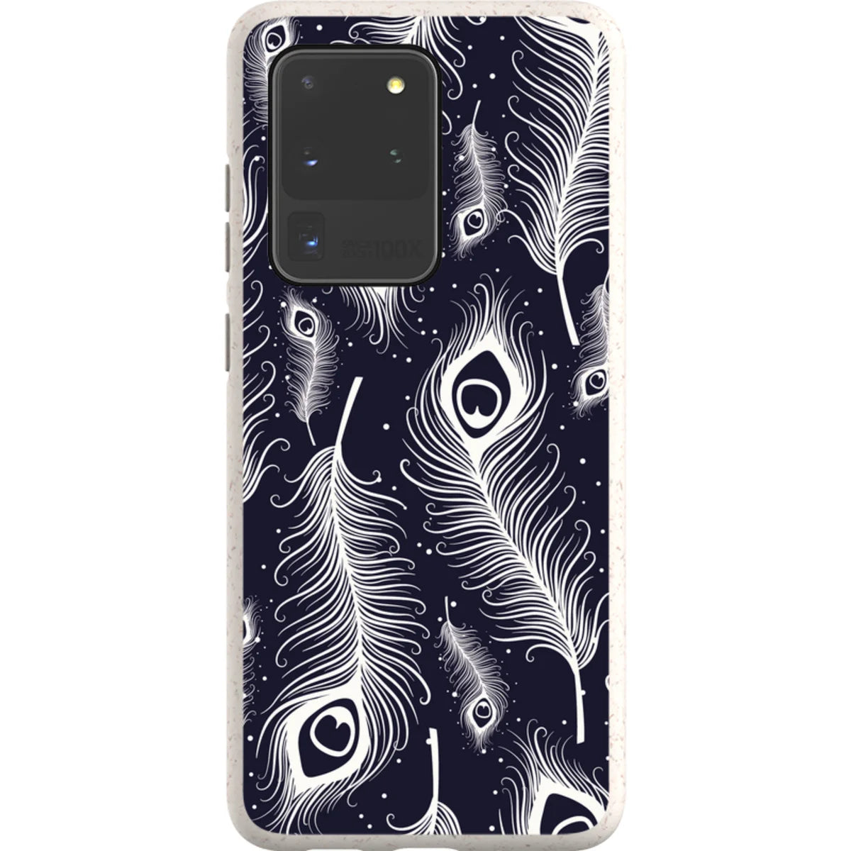 Feathers in Bloom — S25 Samsung Galaxy Bio-degradable Case — Finnaij