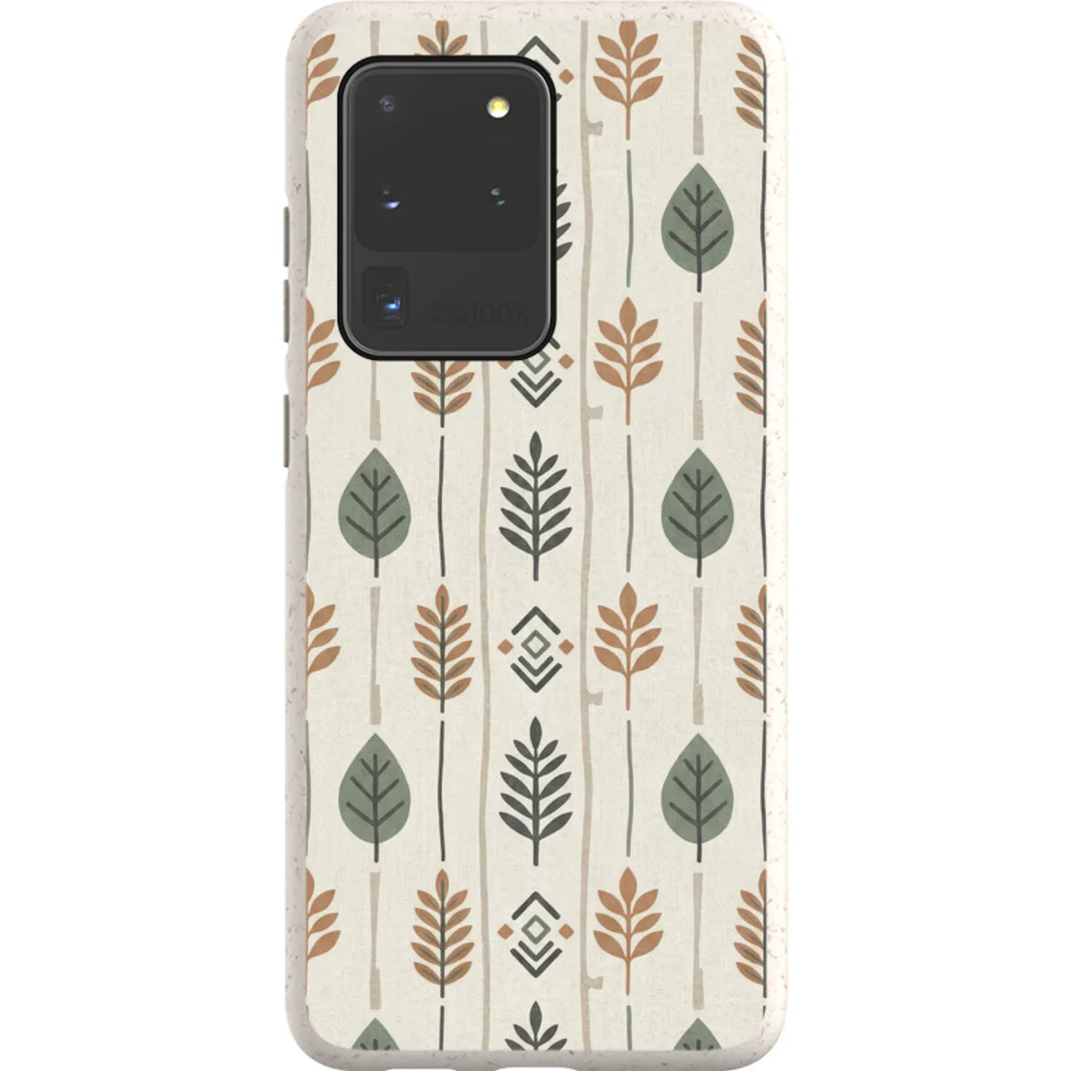 Birch and Linen Pattern by Elsi Vaarala — S20 Ultra Samsung Galaxy Bio-degradable Case — Finnaij