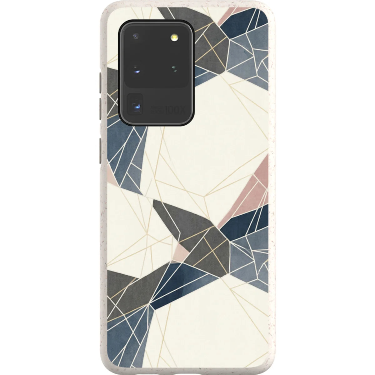Frozen Lake Geometry by Elsi Vaarala — S20 Ultra Samsung Galaxy Bio-degradable Case — Finnaij