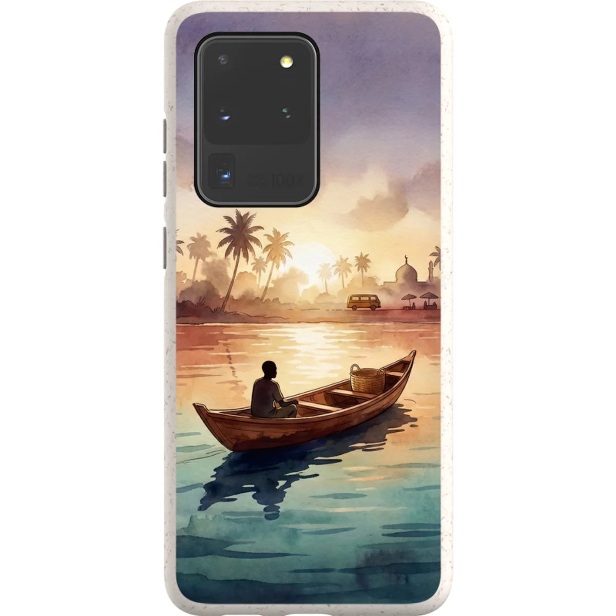 Lagoon Morning by Tobi Akinyemi — S20 Ultra Samsung Galaxy Bio-degradable Case — Finnaij