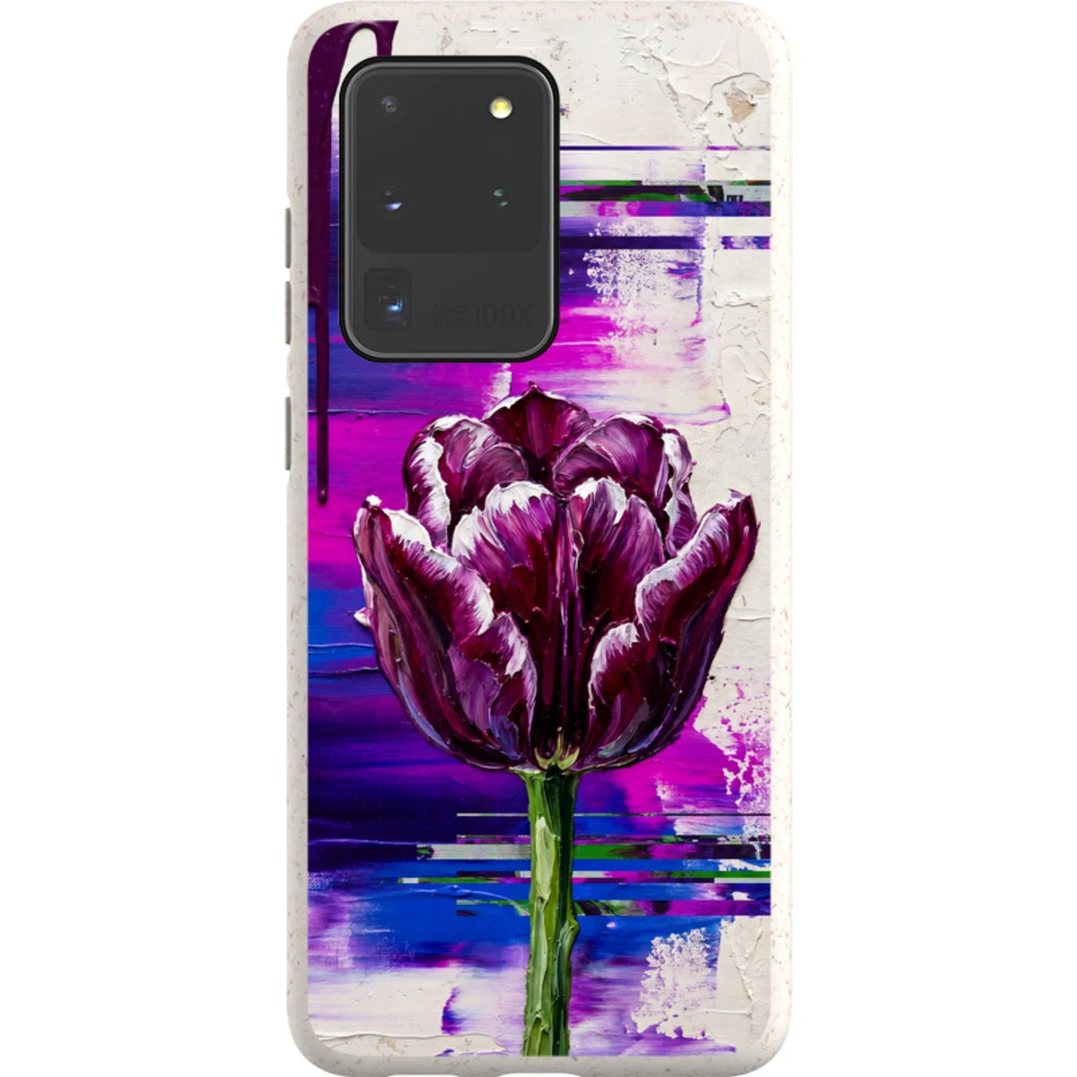 Single Dramatic Tulip by Frida Lövström — S20 Ultra Samsung Galaxy Bio-degradable Case — Finnaij