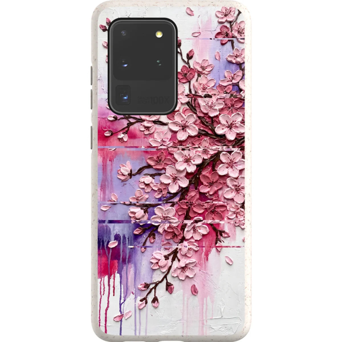 Cherry Blossoms by Frida Lövström — S20 Ultra Samsung Galaxy Bio-degradable Case — Finnaij