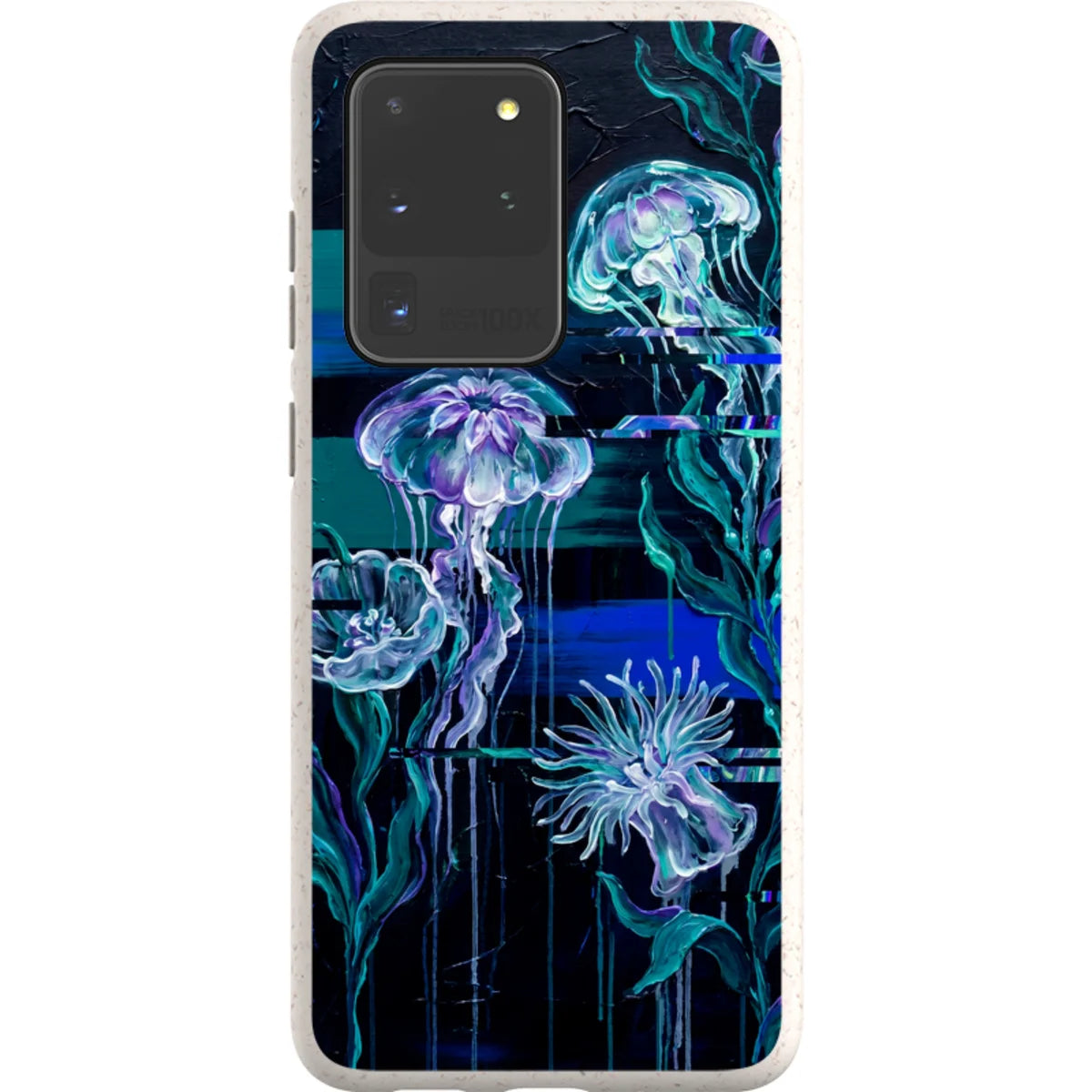 Deep-Sea Underwater Botanical Fantasy by Frida Lövström — S20 Ultra Samsung Galaxy Bio-degradable Case — Finnaij