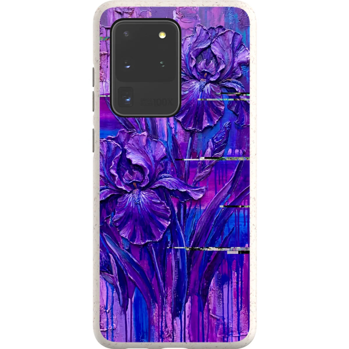 Iris Flowers by Frida Lövström — S20 Ultra Samsung Galaxy Bio-degradable Case — Finnaij