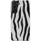 Zebra Groove — S21 Samsung Galaxy Bio-degradable Case — Finnaij