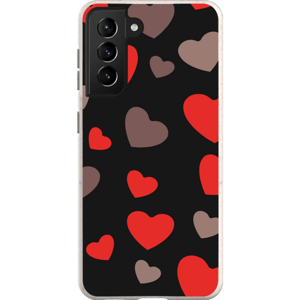 Red Hearts — S21 Samsung Galaxy Bio-degradable Case — Finnaij