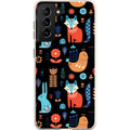 Nordic Ornament Black — S21 Samsung Galaxy Bio-degradable Case — Finnaij