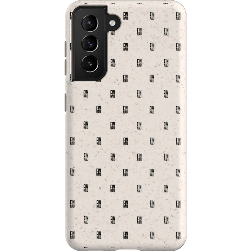 Monogram Natural — S21 Samsung Galaxy Bio-degradable Case — Finnaij
