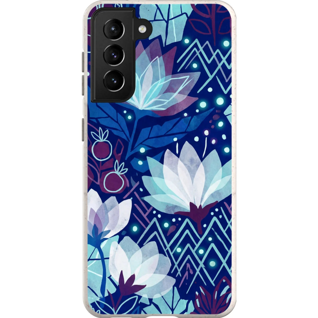 Frozen Lake Petals by Aino Kallio — S21 Samsung Galaxy Bio-degradable Case — Finnaij
