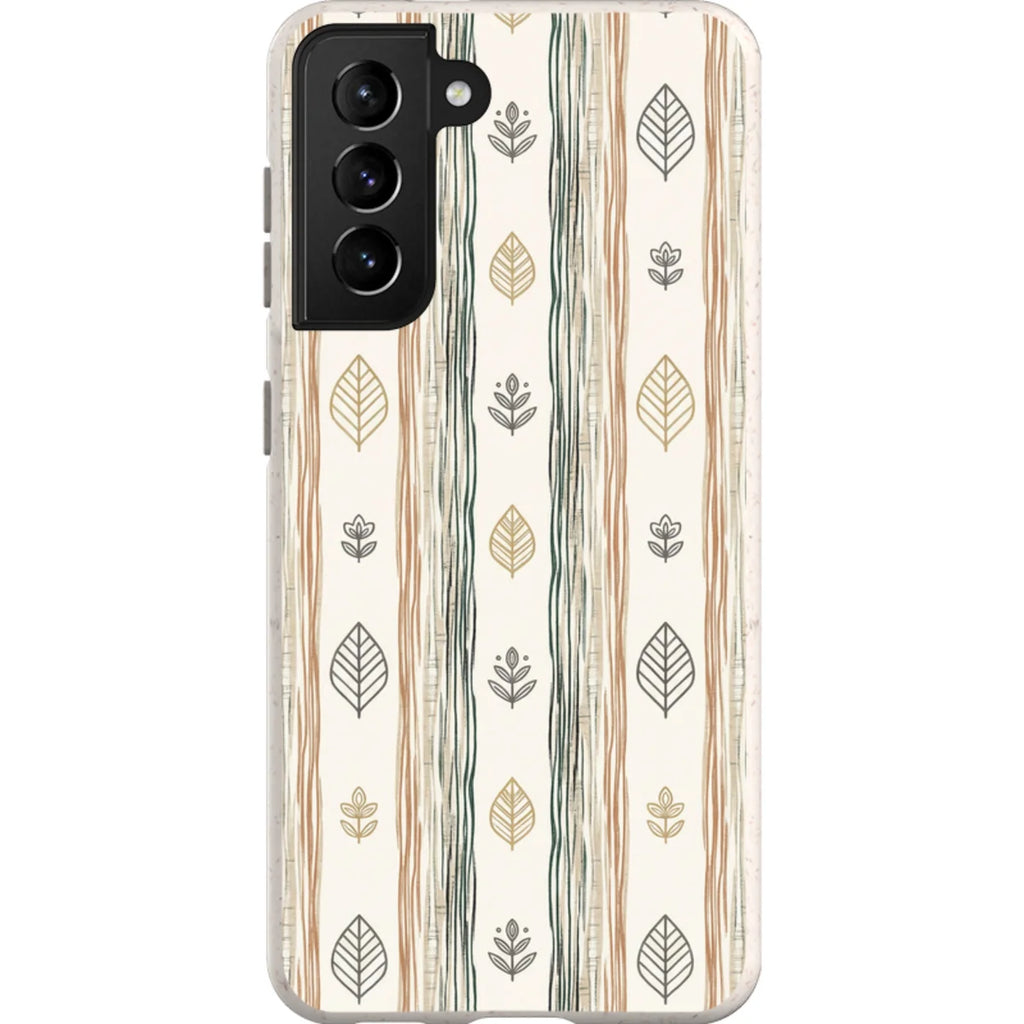 Birch Linen Harmony by Elsi Vaarala — S21 Samsung Galaxy Bio-degradable Case — Finnaij