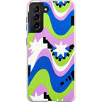 Aurora Pop Burst by Salla Niemi — S21 Samsung Galaxy Bio-degradable Case — Finnaij