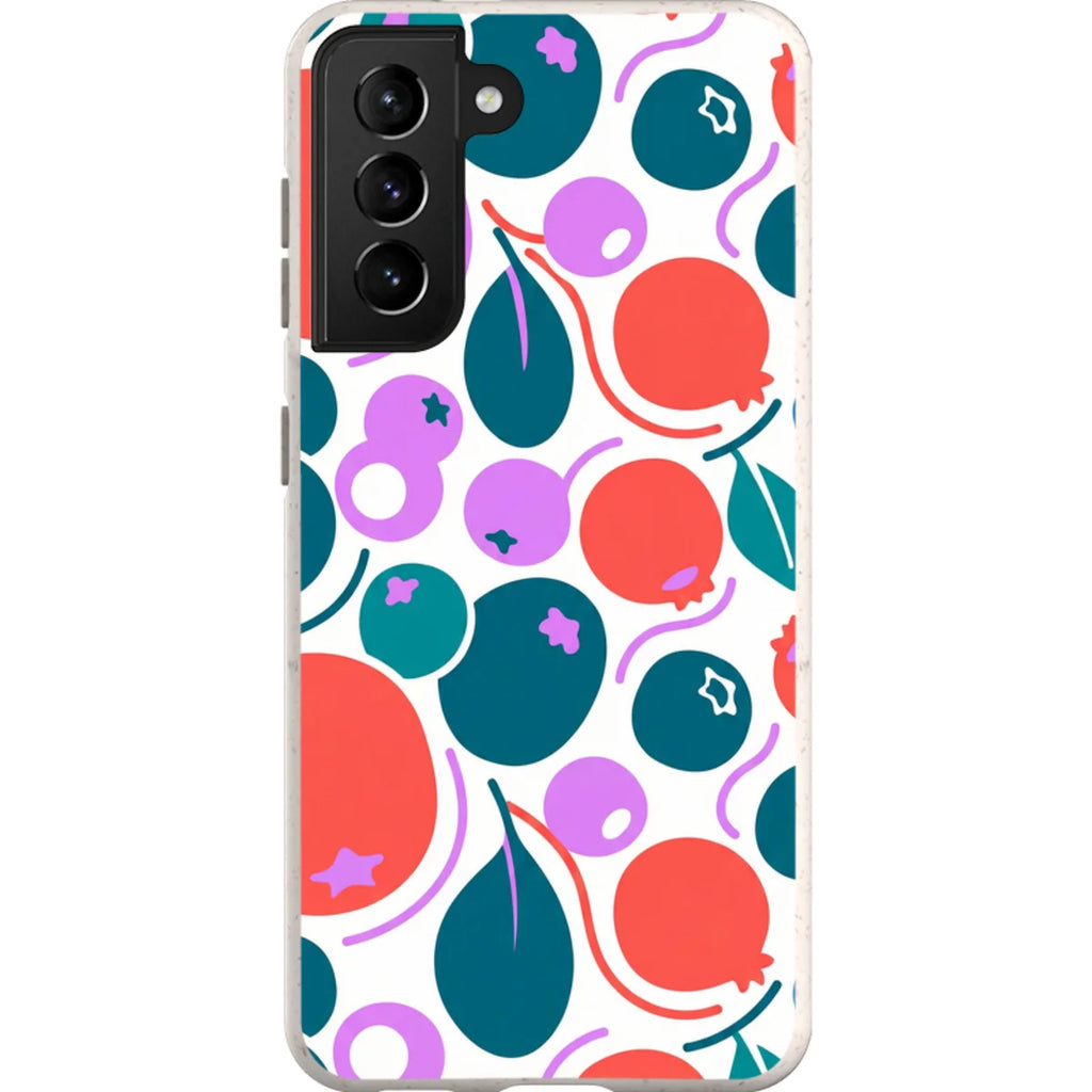 Berry Icon Remix by Salla Niemi — S21 Samsung Galaxy Bio-degradable Case — Finnaij