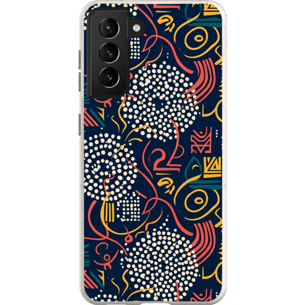 Adire Nightfall by Ada Okoye — Samsung Galaxy Bio-degradable Case — Finnaij
