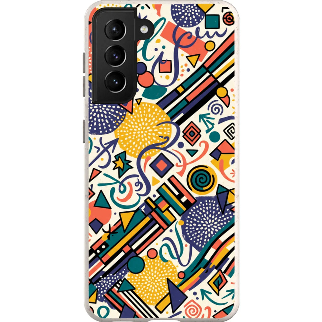 Festival Confetti (Daylight) by Ada Okoye — S21 Samsung Galaxy Bio-degradable Case — Finnaij