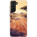 Laterite Road Golden Hour by Tobi Akinyemi — S21 Samsung Galaxy Bio-degradable Case — Finnaij