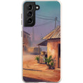 City Edge Quiet Street by Tobi Akinyemi — S21 Samsung Galaxy Bio-degradable Case — Finnaij