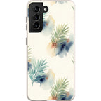Palm Frond Breeze Pattern by Tobi Akinyemi — S21 Samsung Galaxy Bio-degradable Case — Finnaij
