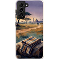 Aso-Oke Accent in the Landscape by Tobi Akinyemi — S21 Samsung Galaxy Bio-degradable Case — Finnaij